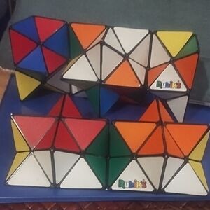Rubik's Colorful Triangle Puzzle Set for Kids - Multi-Color